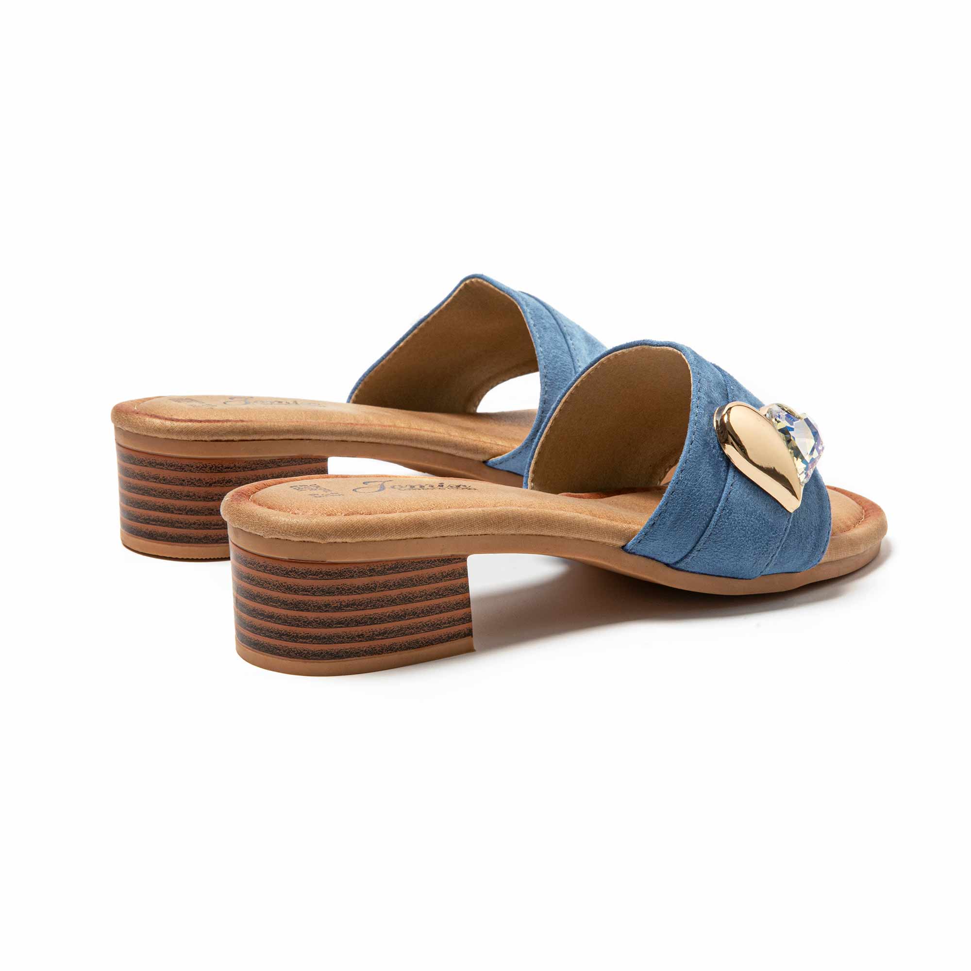 JOMIX Ciabatte Estive da Donna con Tacco Alto Pantofole Eleganti e Confortevoli WWC250244