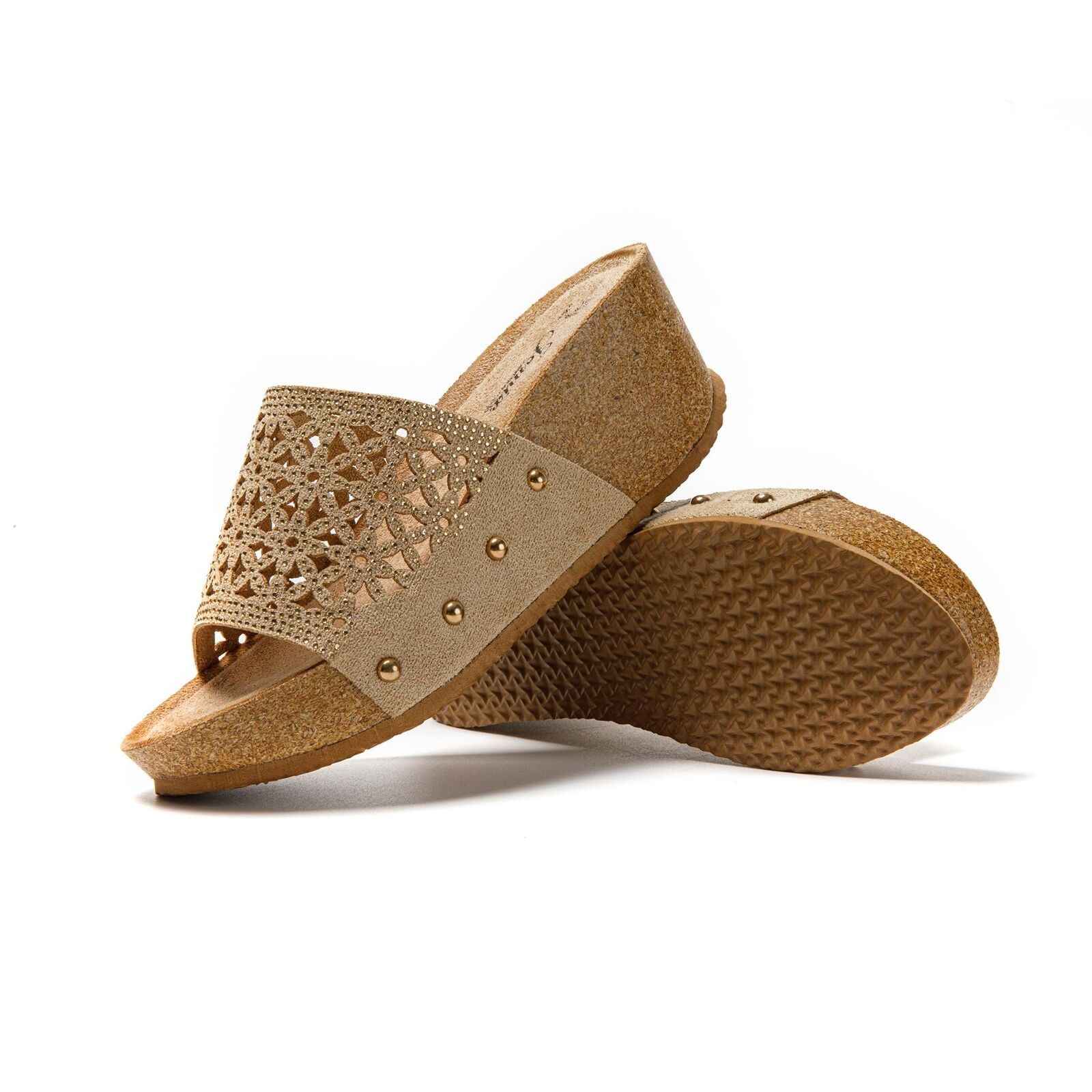 JOMIX Ciabatte Estive da Donna Sandali Zeppa Suola Antiscivolo Eleganti Moda SD9515