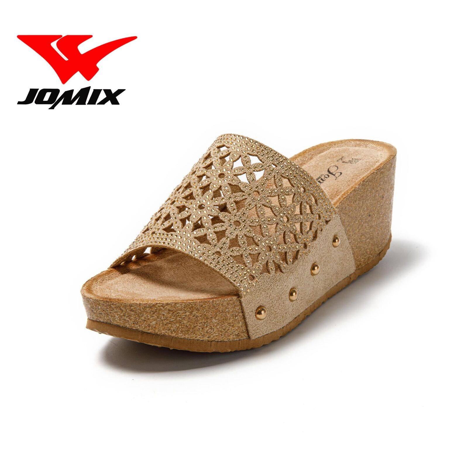 JOMIX Ciabatte Estive da Donna Sandali Zeppa Suola Antiscivolo Eleganti Moda SD9515