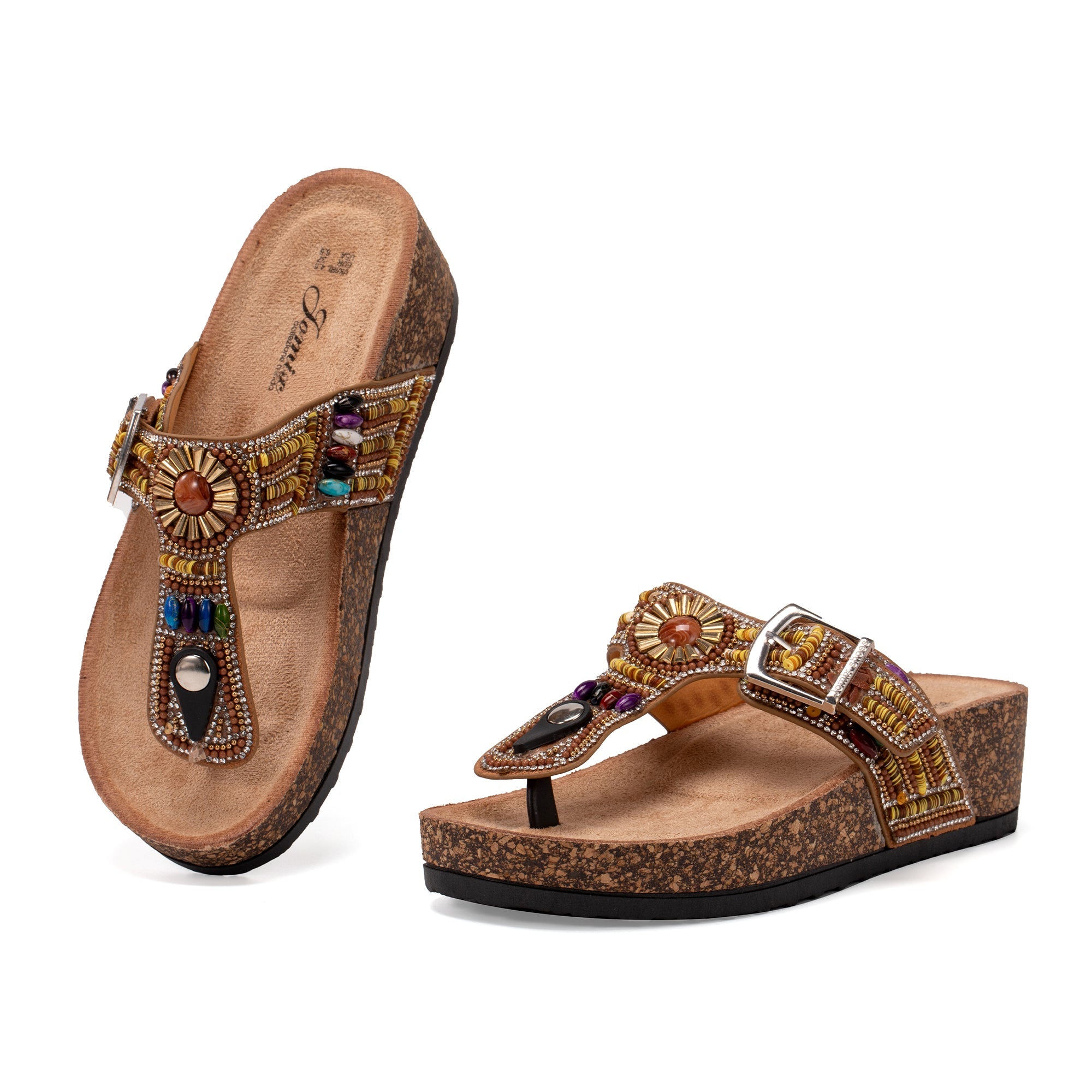 JOMIX Ciabatte Infradito Donna in Sughero Sandali donna Estive Eleganti Comodi WCI250338