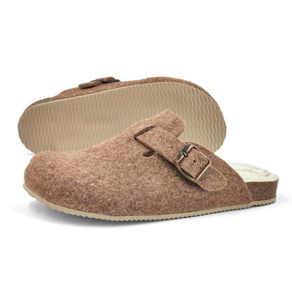 JOMIX Ciabatte Sabot Donna Invernali Pantofole Eleganti Calde con Pelliccia Sintetica