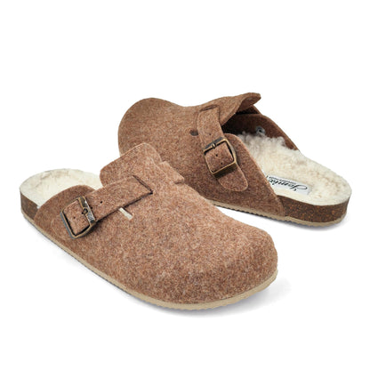 JOMIX Ciabatte Sabot Donna Invernali Pantofole Eleganti Calde con Pelliccia Sintetica