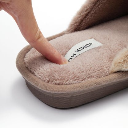 JOMIX Ciabatte Uomo Invernali da Casa Pantofole Pelose Calde Flat Termiche Comode e Morbide