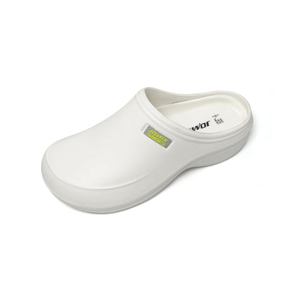 JOMIX Clogs Damen mit Fußbett Pantoletten Berufsschuhe Orthopädische Kochschuhe Bequeme Sanitär - Clogs Medizinische Gartenschuhe Gesundheitsschuhe