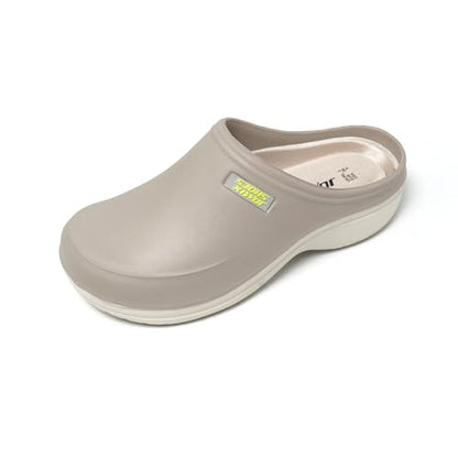 JOMIX Clogs Damen mit Fußbett Pantoletten Berufsschuhe Orthopädische Kochschuhe Bequeme Sanitär - Clogs Medizinische Gartenschuhe Gesundheitsschuhe