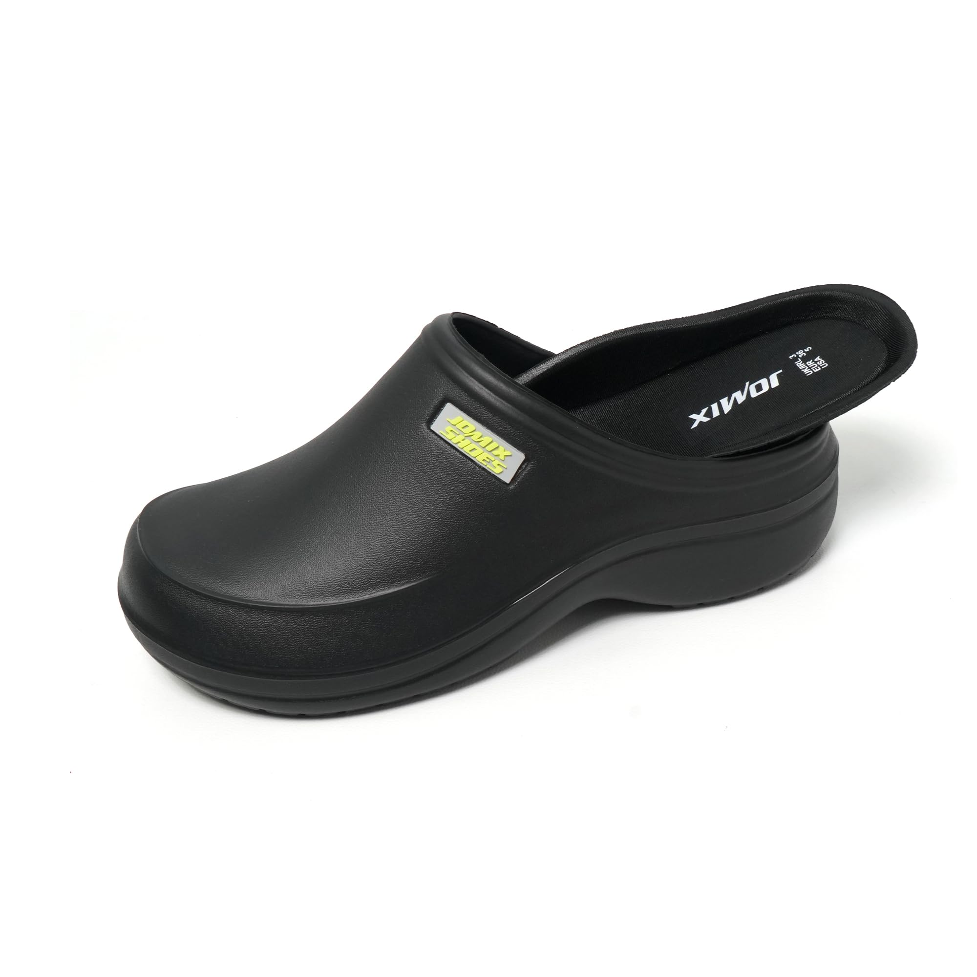 JOMIX Clogs Damen mit Fußbett Pantoletten Berufsschuhe Orthopädische Kochschuhe Bequeme Sanitär - Clogs Medizinische Gartenschuhe Gesundheitsschuhe