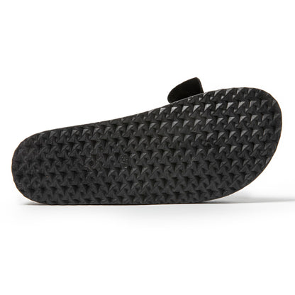 JOMIX Clogs Damen Pantoletten Sommer Sandalen mit Strass Fliege Strand Sandaletten Bequem Kork Strandsandalen Sommerschuhe