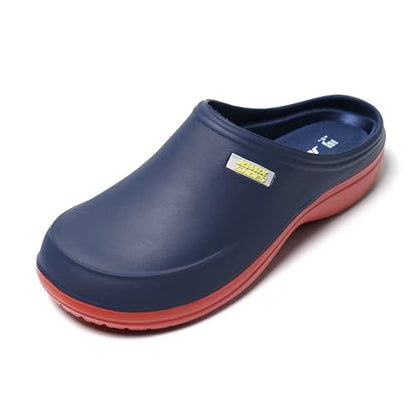 JOMIX Clogs Herren Pantoletten Sommer Gartenschuhe Leichte Medizinische Arbeitsschuhe kochschuhe Rutschfest Gummi Gartenclogs Elegant Sanitär Hausschuhe Leichte EVA Slipper