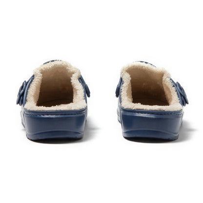 JOMIX Clogs Herren Pantoletten Winter Gefüttert Plüsch Gartenschuhe Warme Hausschuhe