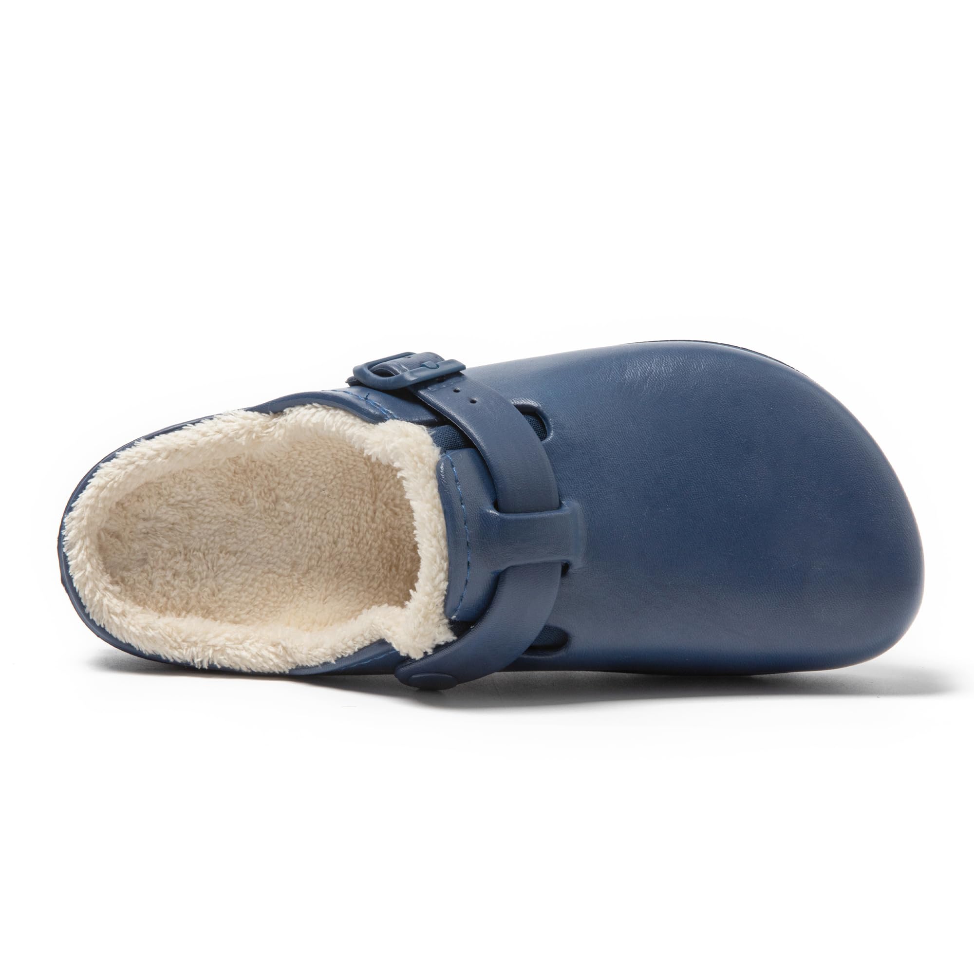JOMIX Clogs Herren Pantoletten Winter Gefüttert Plüsch Gartenschuhe Warme Hausschuhe