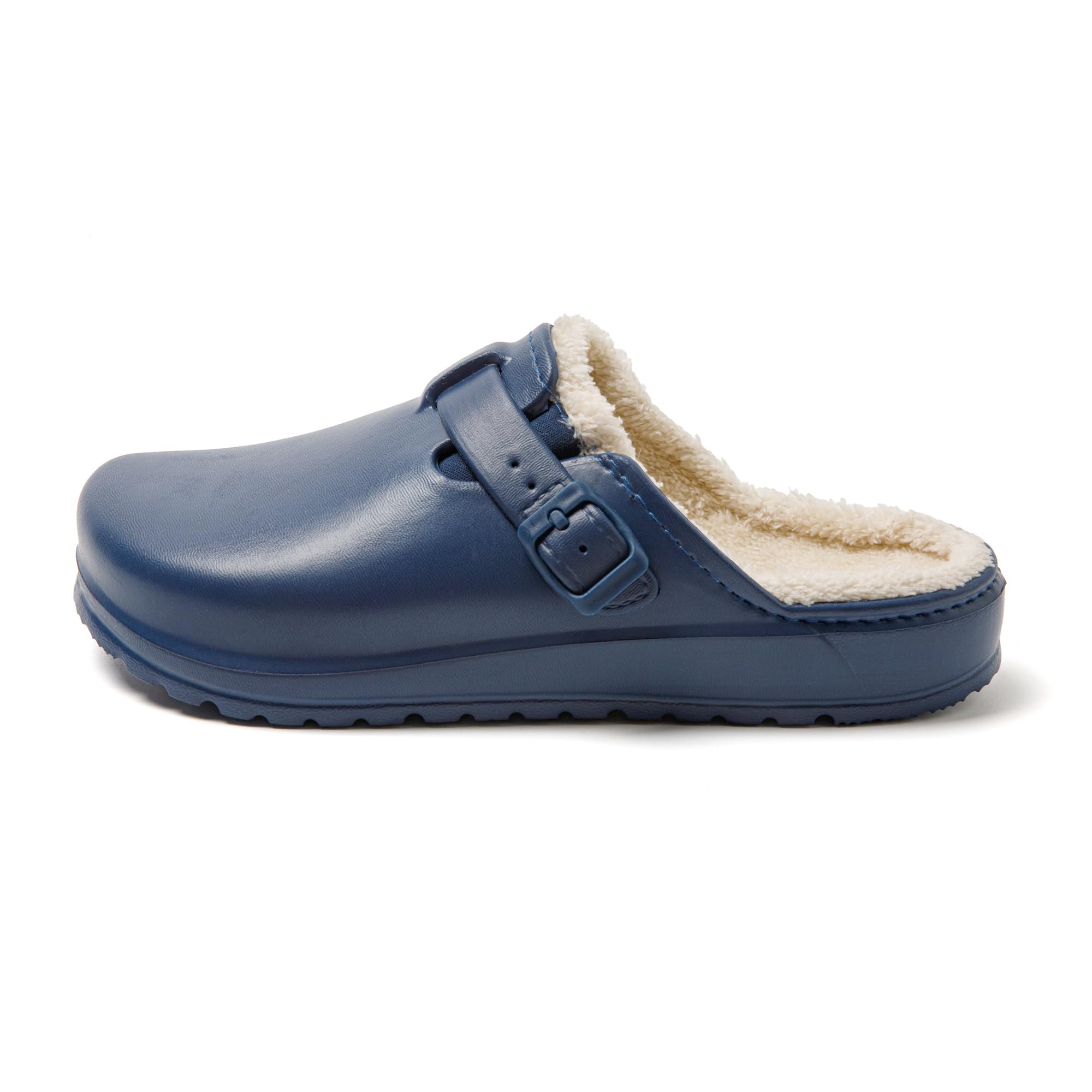 JOMIX Clogs Herren Pantoletten Winter Gefüttert Plüsch Gartenschuhe Warme Hausschuhe