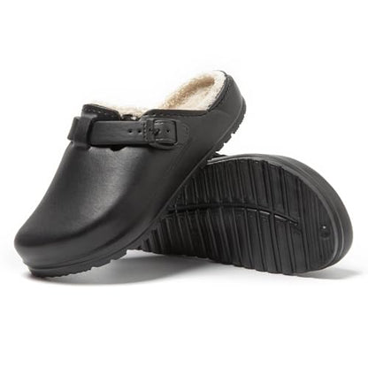JOMIX Clogs Herren Pantoletten Winter Gefüttert Plüsch Gartenschuhe Warme Hausschuhe