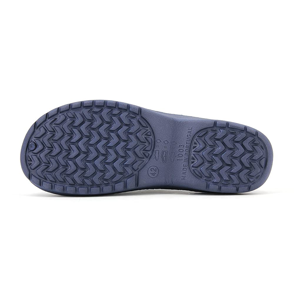 JOMIX Damen Clogs Pantoletten Gartenschuhe Leichte Medizinische Atmungsaktiv Arbeitsschuhe kochschuhe Rutschfest Gummi Gartenclogs ( Blau, 39 EU )