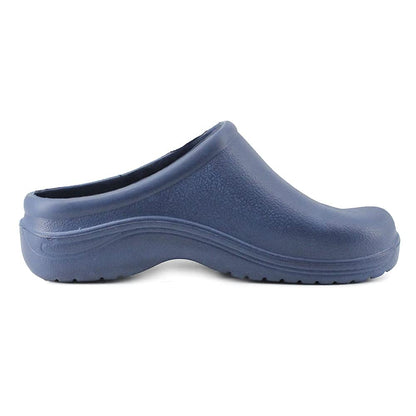 JOMIX Damen Clogs Pantoletten Gartenschuhe Leichte Medizinische Atmungsaktiv Arbeitsschuhe kochschuhe Rutschfest Gummi Gartenclogs ( Blau, 39 EU )