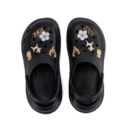 JOMIX Damen Clogs - Sommer Gartenclogs Gartenschuhe Leicht Gummischuhe Bequeme Garten Hausschuhe Badelatschen Strand Schuhe Sandalen