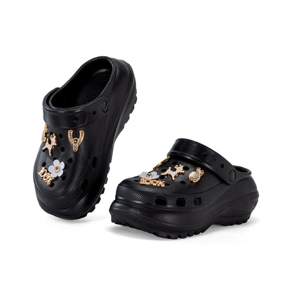 JOMIX Damen Clogs - Sommer Gartenclogs Gartenschuhe Leicht Gummischuhe Bequeme Garten Hausschuhe Badelatschen Strand Schuhe Sandalen