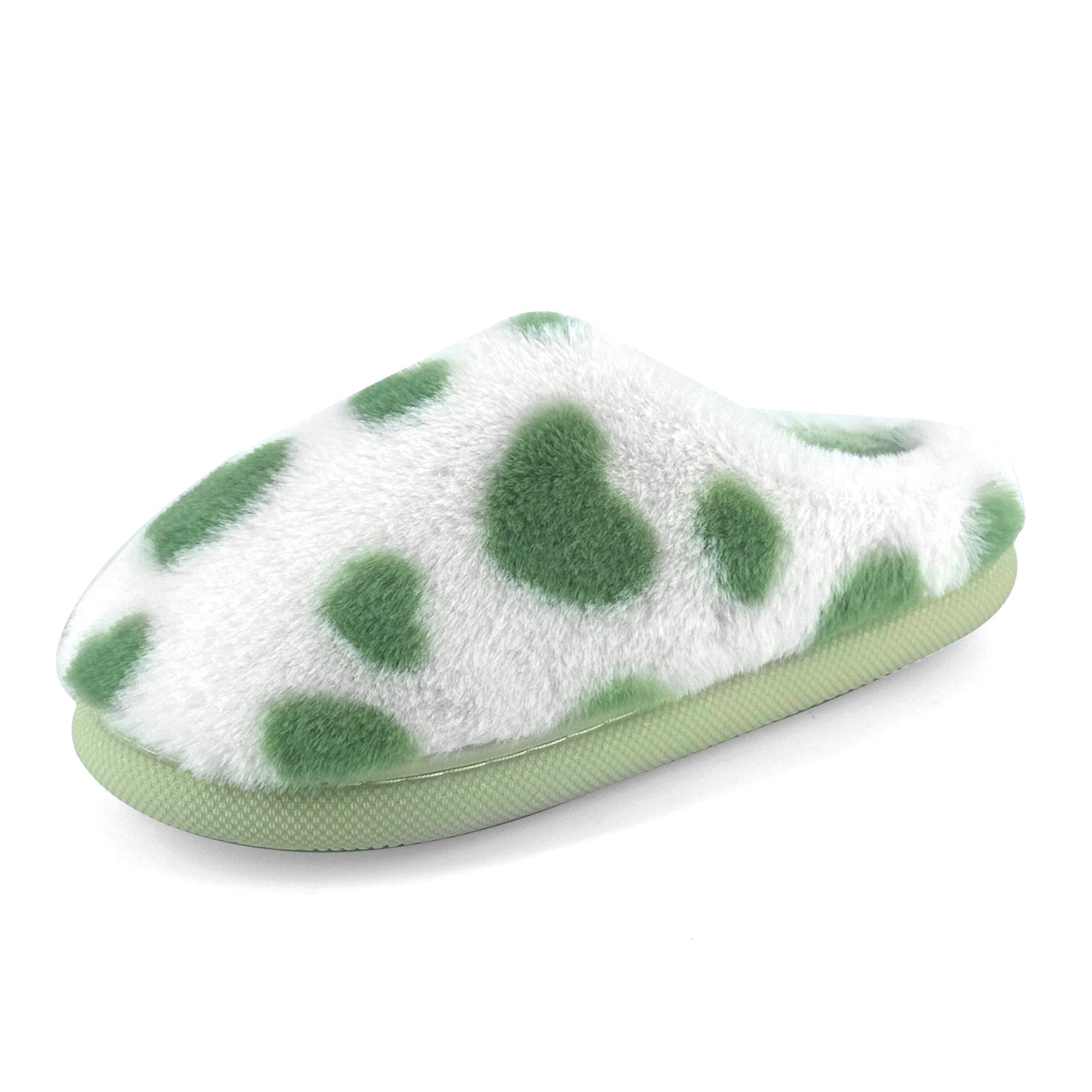 JOMIX Damen Hausschuhe Winter Leopard Pantoffeln Warme Plüsch Baumwolle Bequeme Slippers Rutschfeste Puschen