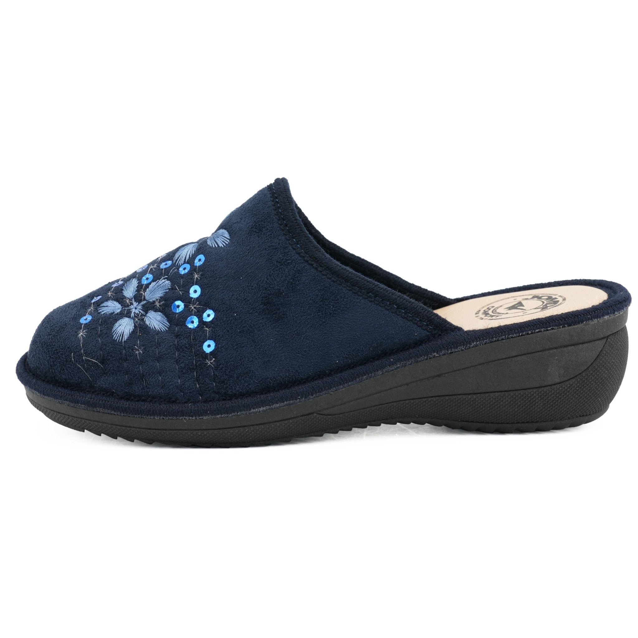 JOMIX Damen Hausschuhe Winter Warme Pantoffeln, Damen Plüsch Pantoffeln rutschfest Outdoor/Indoor Flache hüttenschuhe