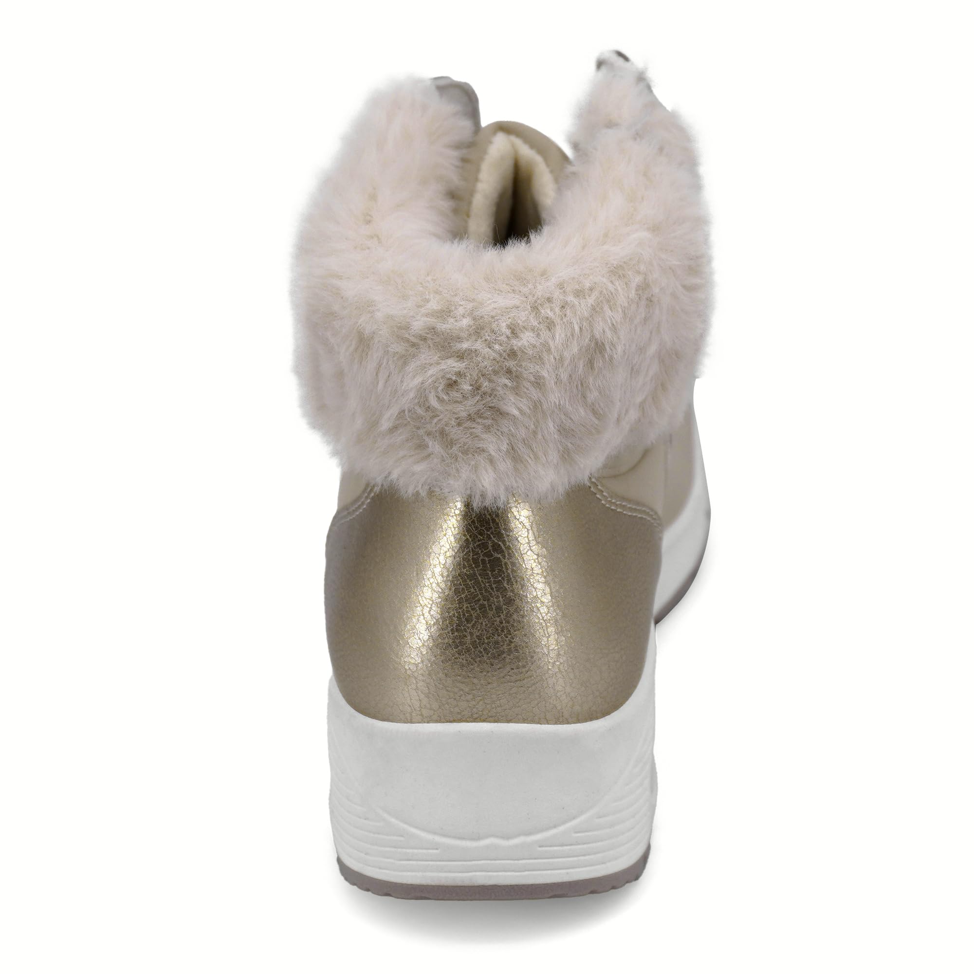 JOMIX Damen High Top Sneaker Winter Boots Warm Gefüttert Winterschuhe Freizeitschuhe mit Luftpolster