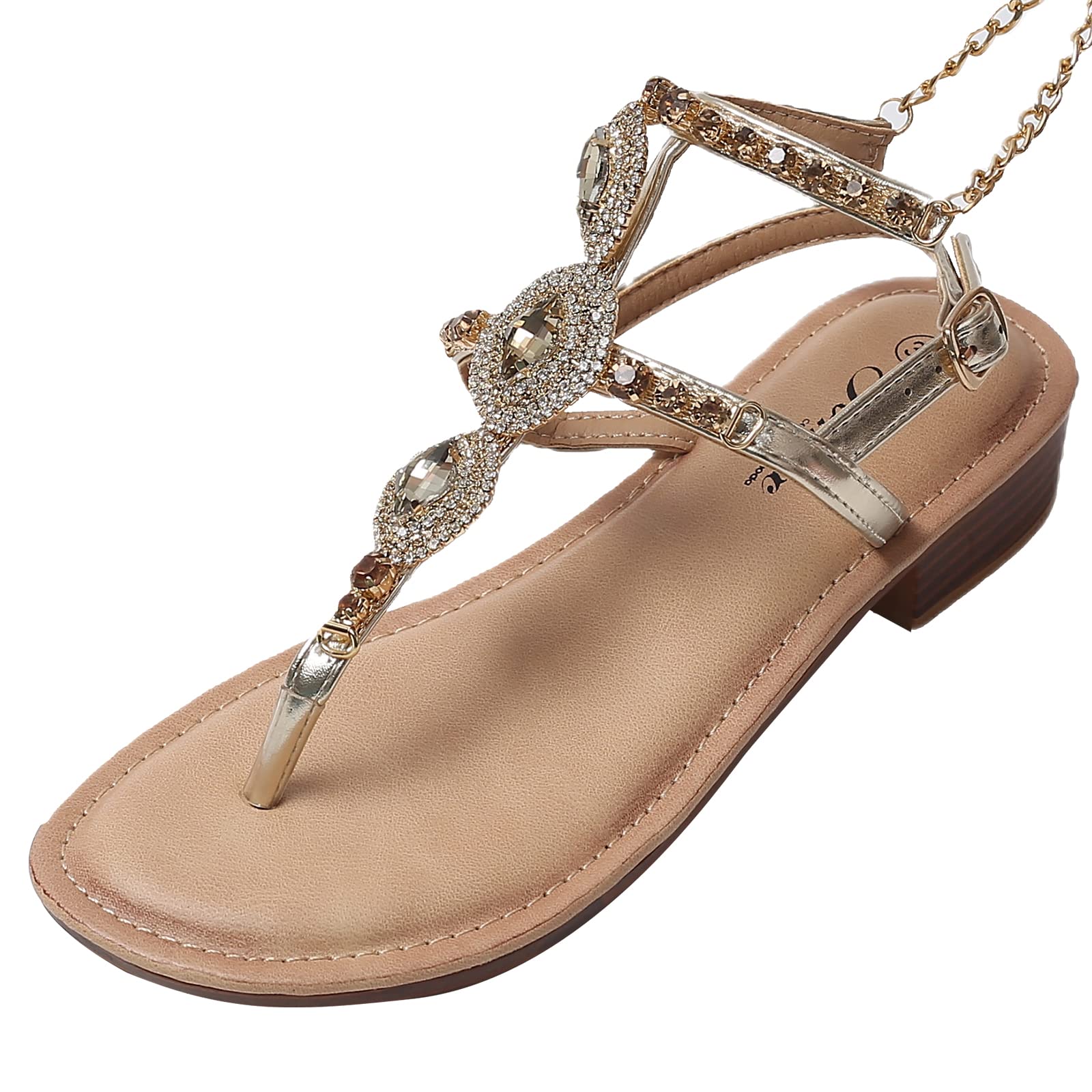 JOMIX Damen Pantoletten Blumen Clogs Sandalen Plateau Kork Strand Sommerschuhe