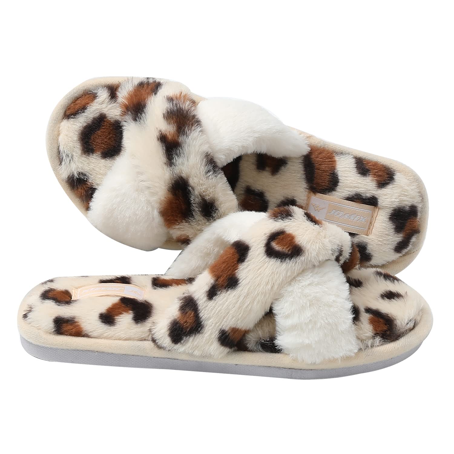 JOMIX Damen Pantoletten Blumen Clogs Sandalen Plateau Kork Strand Sommerschuhe