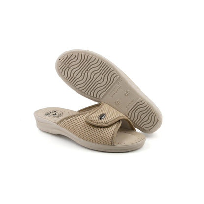 JOMIX Damen Pantoletten Klettverschluss Orthopädische Clogs Atmungsaktive Berufsschuhe Medizinische Sanitär - Clogs