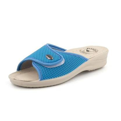 JOMIX Damen Pantoletten Klettverschluss Orthopädische Clogs Atmungsaktive Berufsschuhe Medizinische Sanitär - Clogs