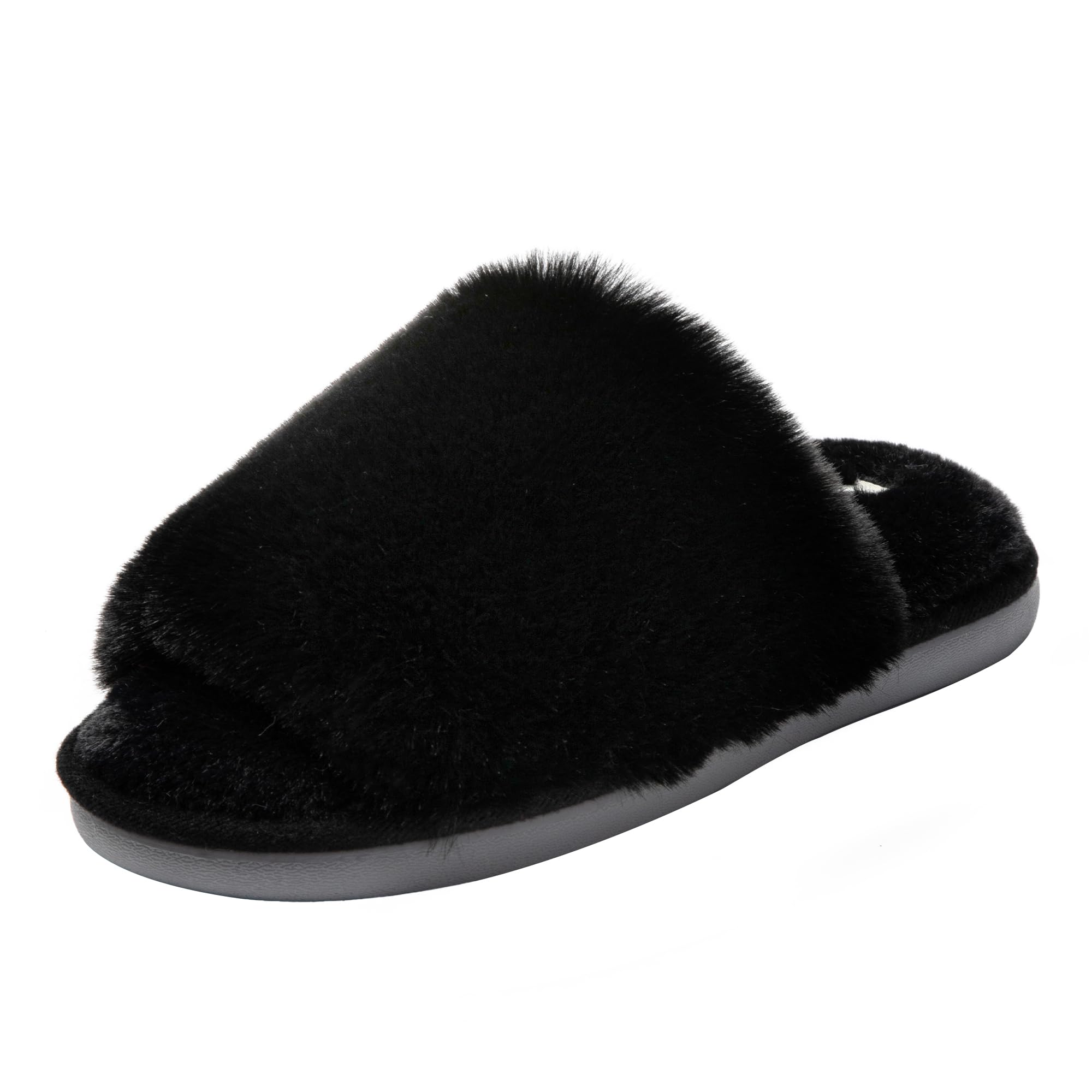 JOMIX Damen Pantoletten mit Absatz Sommerschuhe Plateau Sandalen mit Kork - Fußbett Schlappen Frauen Slipper