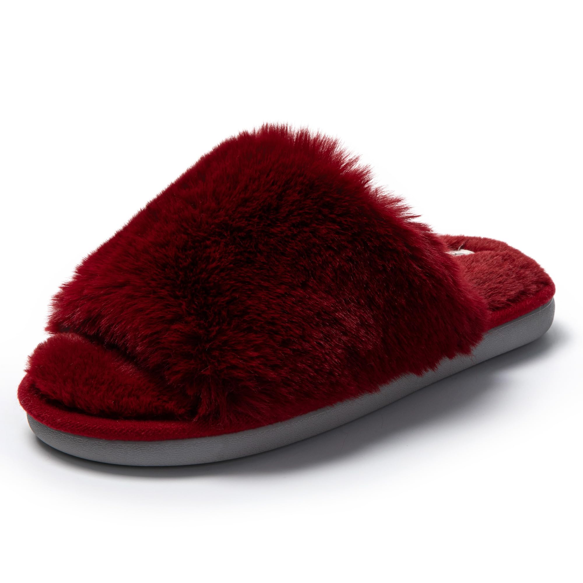 JOMIX Damen Pantoletten mit Absatz Sommerschuhe Plateau Sandalen mit Kork - Fußbett Schlappen Frauen Slipper