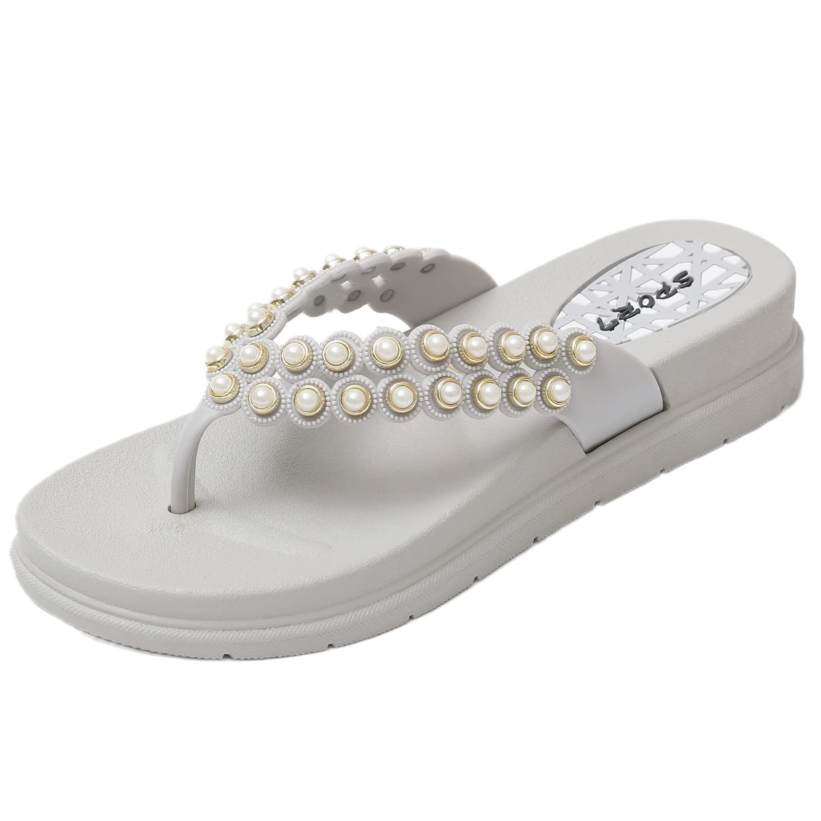 JOMIX Damen Pantoletten mit Verstellbarer Rieme Clogs Sommerschuhe Sandalen Plateau Bequeme Kork Strand Schuhe