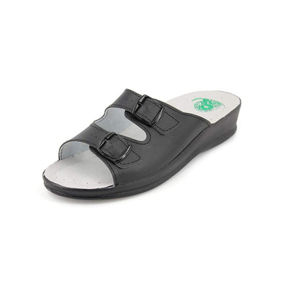 JOMIX Damen Pantoletten Sommer Orthopädische Sandalen Leichte Verstellbar Schnalle Clogs Weiche Anatomische Medizinische Gartenschuhe