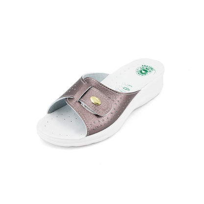 JOMIX Damen Pantoletten Sommer Orthopädische Sandalen Leichte Verstellbar Schnalle Clogs Weiche Anatomische Medizinische Gartenschuhe
