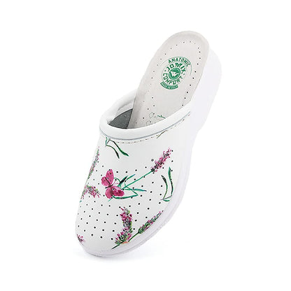 JOMIX Damen Pantoletten Sommer Orthopädische Sandalen Leichte Verstellbar Schnalle Clogs Weiche Anatomische Medizinische Gartenschuhe