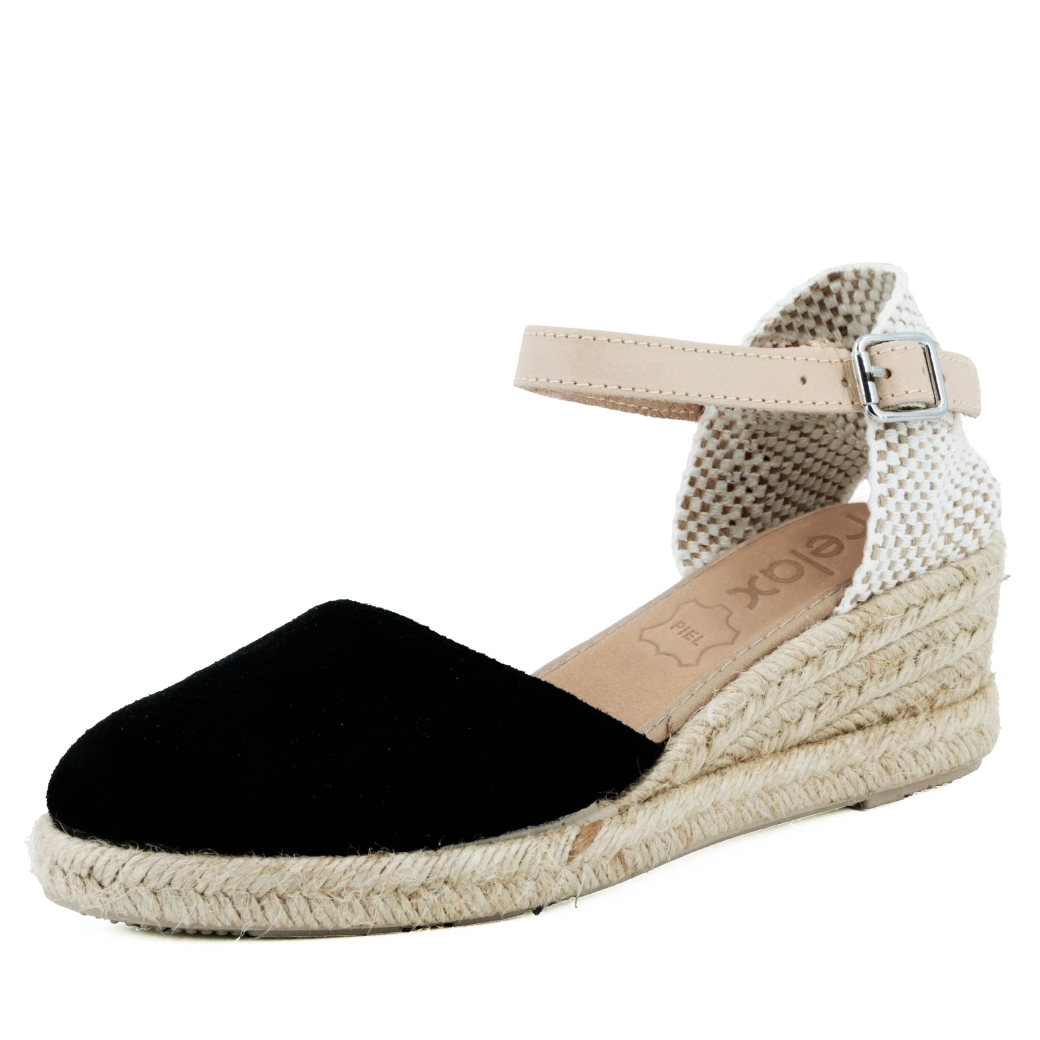 JOMIX Damen Sandalen mit Keilabsatze Elegant Sandals Freizeit Strand Sandalette Verstellbar Schnalle Sommer Römersandalen