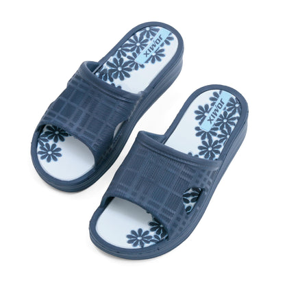 JOMIX Damen Sandalen Sommer Badelatschen Rutschfeste Badeschuhe Leicht Eva Schlappen Bunte Dicke Sole Badeschlappen Meer Pool Strand