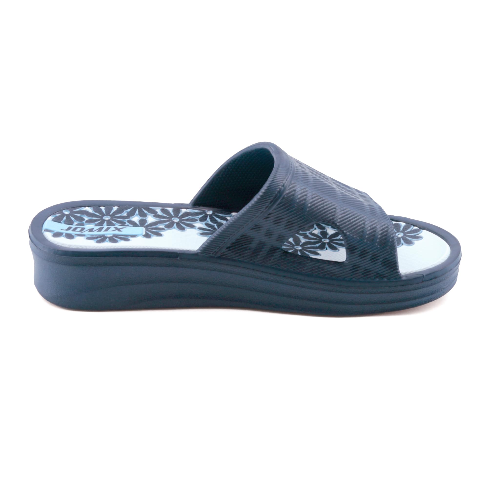 JOMIX Damen Sandalen Sommer Badelatschen Rutschfeste Badeschuhe Leicht Eva Schlappen Bunte Dicke Sole Badeschlappen Meer Pool Strand