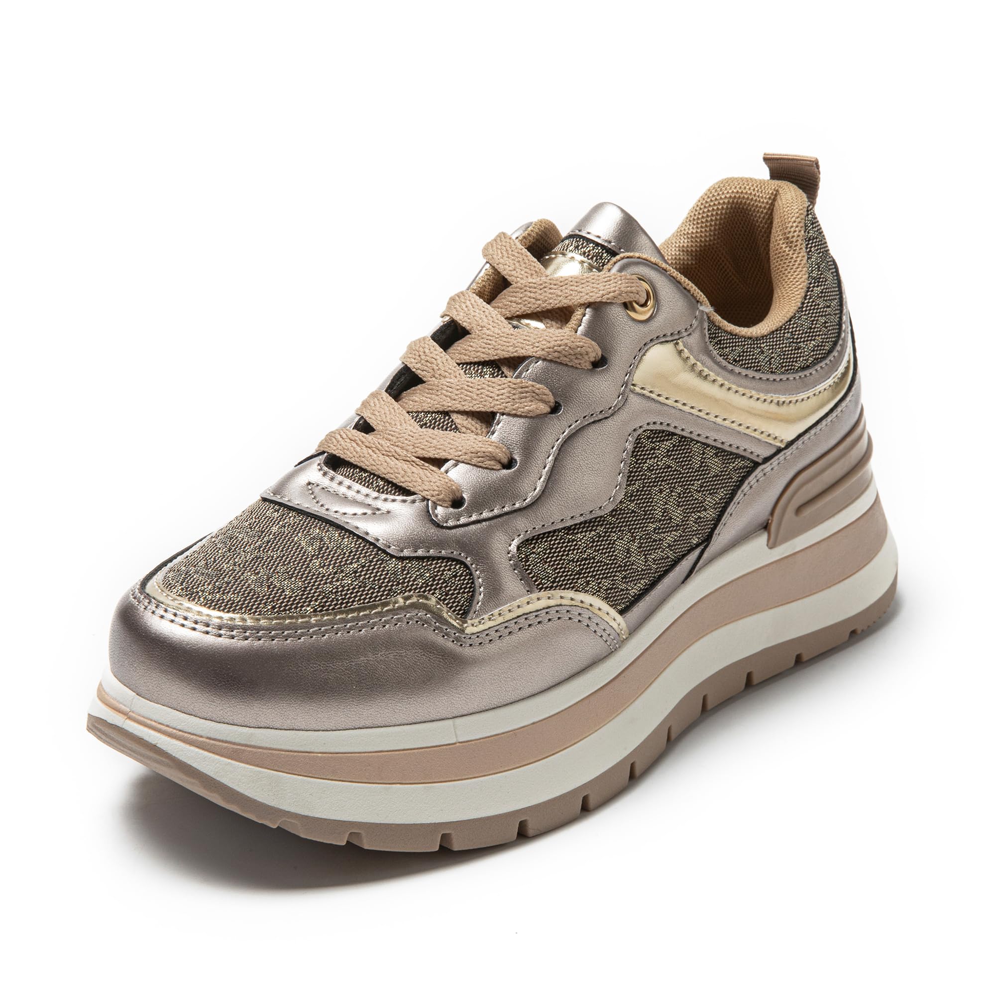JOMIX Damen Sneaker rutschfeste Sportschuhe Freizeitschuhe Leicht Joggingschuhe Bequeme Leder Walkingschuhe Laufschuhe