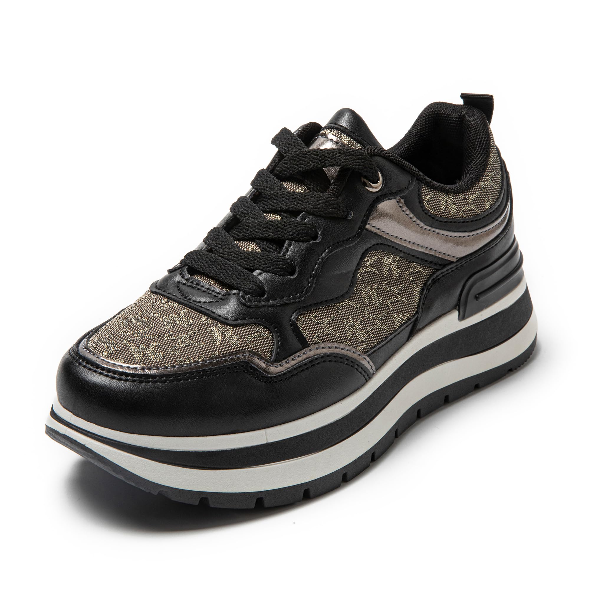 JOMIX Damen Sneaker rutschfeste Sportschuhe Freizeitschuhe Leicht Joggingschuhe Bequeme Leder Walkingschuhe Laufschuhe