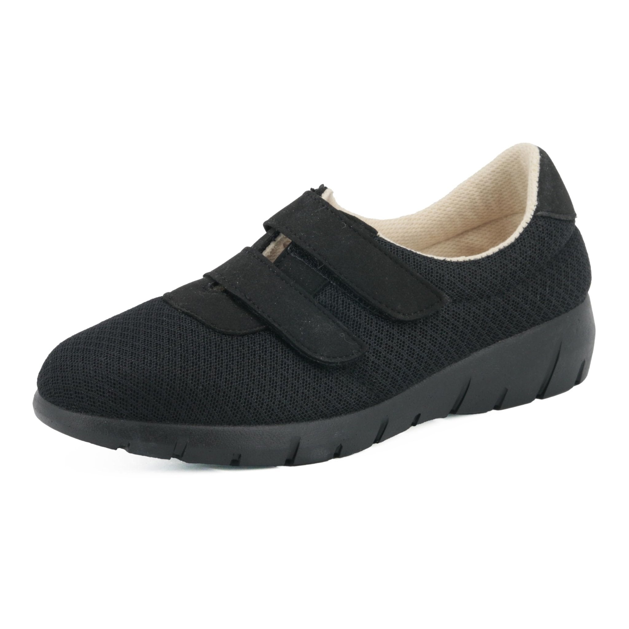 JOMIX Diabetiker Schuhe Damen Orthopädische Pantoffeln Senioren Hausschuhe mit Klettverschluss Leichte Atmungsaktiv Pantoletten mit Memory Foam Bequeme Slipper
