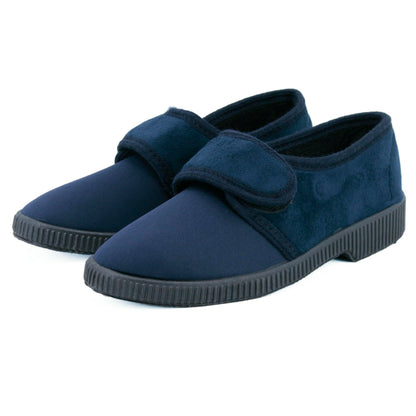 JOMIX Diabetiker Schuhe Damen Orthopädische Pantoffeln Senioren Hausschuhe mit Klettverschluss Leichte Atmungsaktiv Pantoletten mit Memory Foam Bequeme Slipper