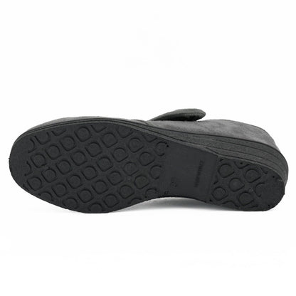 JOMIX Diabetiker Schuhe Damen Orthopädische Winter Stiefeletten Senioren Hausschuhe mit Klettverschluss