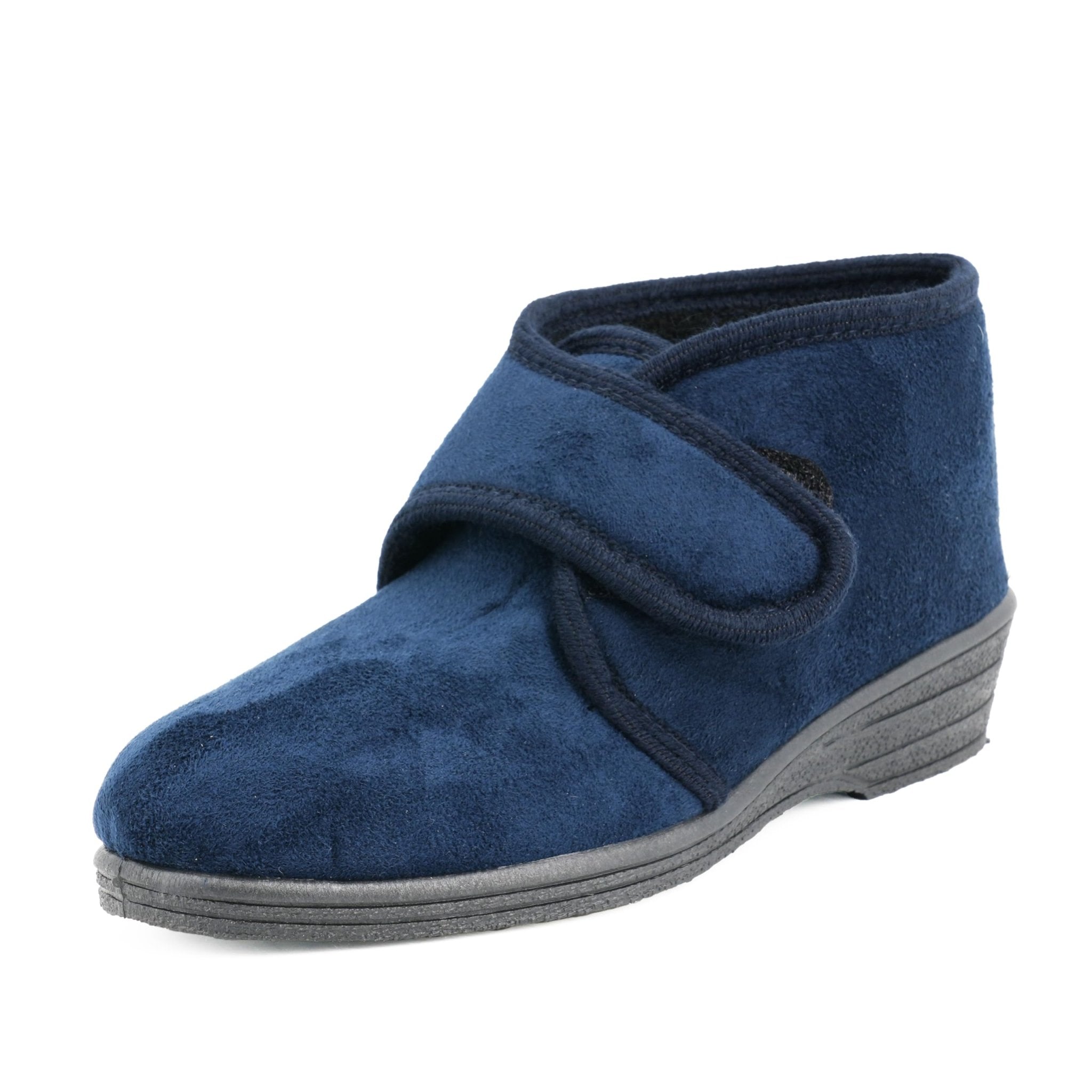 JOMIX Diabetiker Schuhe Damen Orthopädische Winter Stiefeletten Senioren Hausschuhe mit Klettverschluss