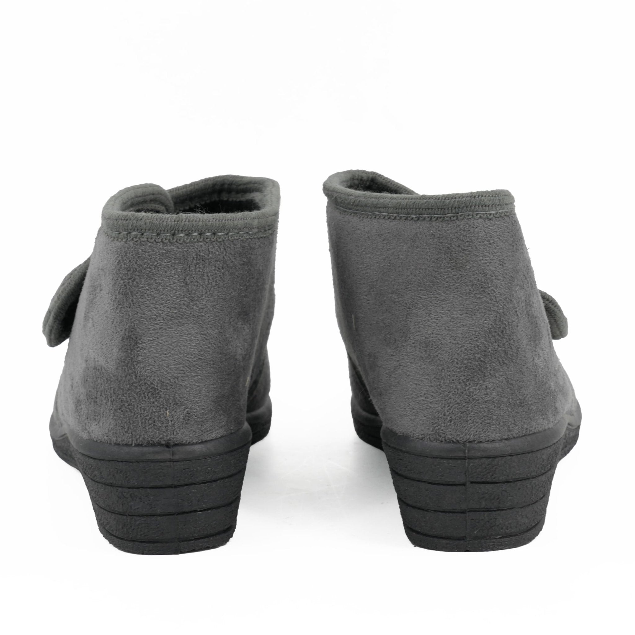 JOMIX Diabetiker Schuhe Damen Orthopädische Winter Stiefeletten Senioren Hausschuhe mit Klettverschluss