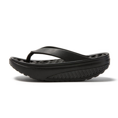 JOMIX Flip Flops Damen Massage Sommer Zehentrenner Plateau Leicht Badelatschen Slides Strand Schlappen Taumelschuhe