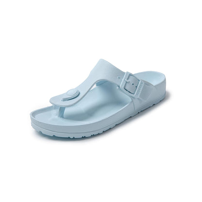 JOMIX Flip Flops Damen Sommer Verstellbar Schnalle Sandalen Elegant Badelatschen Meer Pool Strand Schwimmen Badeschlappen Gummi Schlappen Hausschuhe