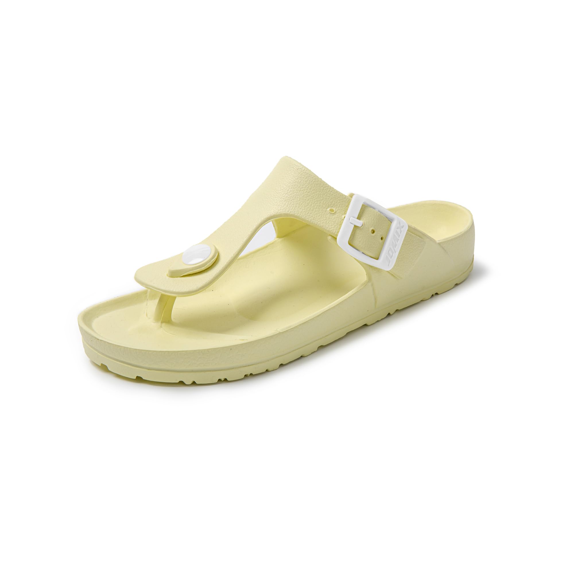 JOMIX Flip Flops Damen Sommer Verstellbar Schnalle Sandalen Elegant Badelatschen Meer Pool Strand Schwimmen Badeschlappen Gummi Schlappen Hausschuhe