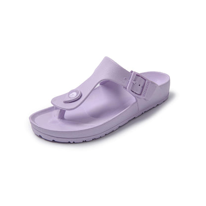 JOMIX Flip Flops Damen Sommer Verstellbar Schnalle Sandalen Elegant Badelatschen Meer Pool Strand Schwimmen Badeschlappen Gummi Schlappen Hausschuhe