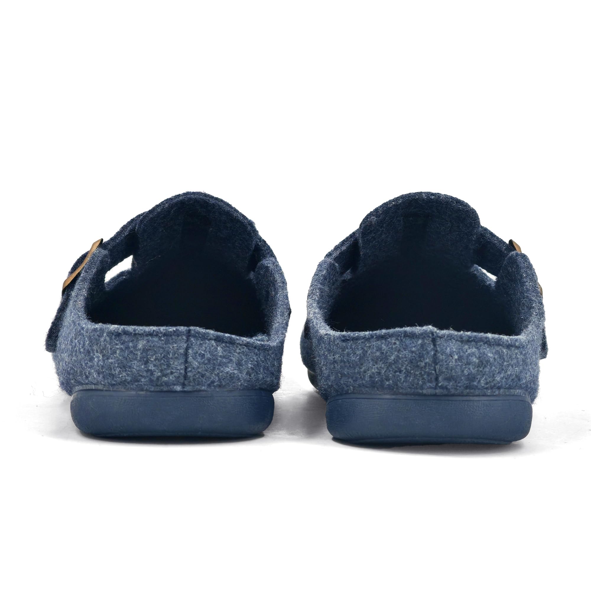 JOMIX Fliz Hausschuhe Herren Winter Pantoffeln Warm Pantoletten mit Schnalle Slippers Men