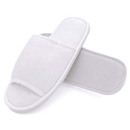 JOMIX Gäste Hausschuhe 2 Paar Gästehausschuhe Set Unisex Waschbare Frottierslipper Frottee Badeschuhe Reisen Hotel Pantoffeln Rustchfeste