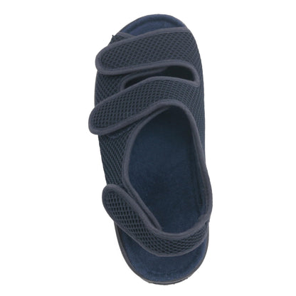 JOMIX Gesundheitsschuhe Damen Orthopädische Hauschuhe Diabetiker Schuhe Weiche Keilabsatz Hallux Valgus Schuhe mit Klettverschluss Sandalen Rutschfeste